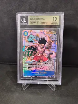 One Piece Tcg Monkey.D.Luffy OP11-118 Manga BGS 10 Pristine - Image 1