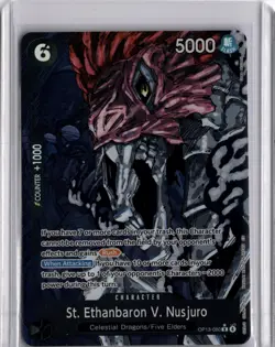 St. Ethanbaron V. Nusjuro (Alternate Art) OP13-080 Carrying On His Will Foil - Image 1