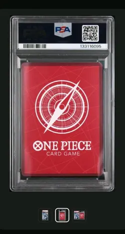 2025 ONE PIECE PROMOS DODGERS X ONE PIECE NIGHT #010 MONKEY D. LUFFY PSA 9 - Image 2