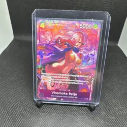 Vinsmoke Reiju Alt Art SR Legacy of the Master OP12-063 Near Mint Condition - Image 1