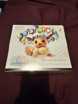 Pokemon TCG Prismatic Evolutions Pokemon Center ETB (Brand New & Sealed) - Image 1