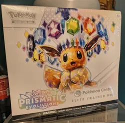 Pokemon Prismatic Evolutions Pokemon Center PC ETB Sealed New! TCG With Case - Image 2
