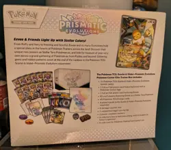 Pokemon Prismatic Evolutions Pokemon Center PC ETB Sealed New! TCG With Case - Image 4