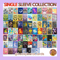 Pokemon TCG Individual Pokemon Center English Japanese Chinese & ETB Sleeve - Image 1