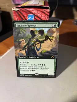 MTG Fanatic of Rhonas (Extended Art) Modern Horizons 3 Regular (0458) LP - Image 1