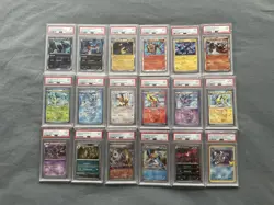 Lot of 18 PSA Graded Japanese Pokemon Cards 1st Edition B&W XY PSA 9 & PSA 8 - Image 1