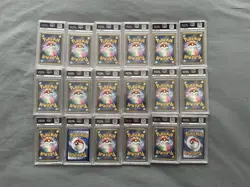 Lot of 18 PSA Graded Japanese Pokemon Cards 1st Edition B&W XY PSA 9 & PSA 8 - Image 2