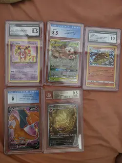Lot of 5 Graded Pokemon Card Slabs - GRADE 8.5 - 10 (Bgs,cgc) - Image 1