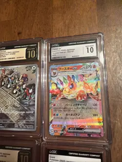 Graded Pokemon Card Slabs - GRADE MIX LOT Of 4 - All 10 ‘s Japanese Pristine X 2 - Image 2