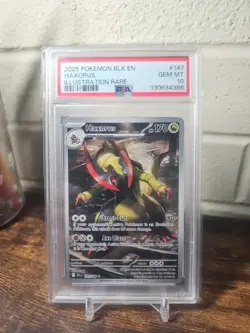 Pokemon TCG Haxorus Illustration Rare TCG Black Bolt 147/086 PSA 10 - Image 1