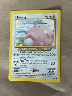 Pokemon TCG Chansey 31/105 Neo Destiny Regular Uncommon - Image 1