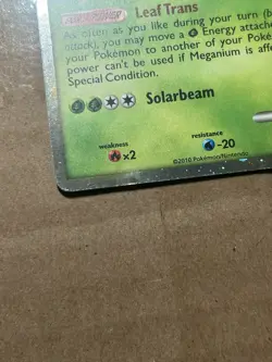 Pokemon TCG • Meganium Prime • Black Star Promo HGSS08 MP - Image 2