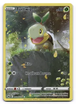 Turtwig LP Crown Zenith: Galarian Gallery GG31/GG70 Pokemon TCG Holo - Image 1