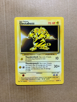 Electabuzz 20/102 Base Set - Rare Pokemon Card - NM - Image 1
