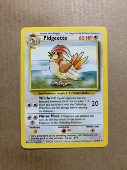 Pidgeotto 22/102 Base Set - Rare Pokemon Card - NM/Mint - Image 1