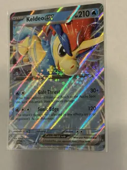 Pokemon Keldeo EX 030/086 Weisse Flammen Englisch Near Mint Black White Card - Image 1
