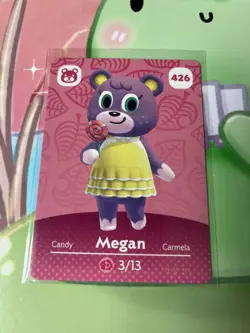 #426 Megan AUTHENTIC Nintendo Animal Crossing Amiibo NFC Card Series 5 - Image 1