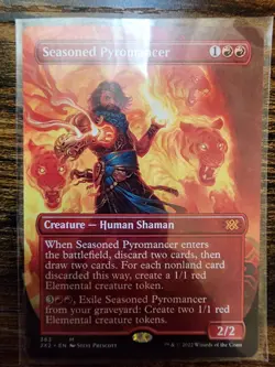 Seasoned Pyromancer (Borderless) Double Masters 2022 Regular - Image 1