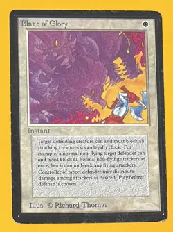 MTG BLAZE OF GLORY Beta (OldManMTG 004-885) - Image 1