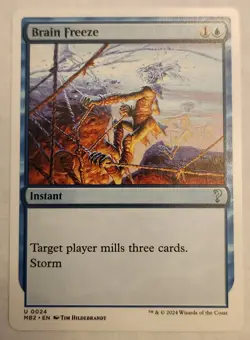 Brain Freeze (White Border) Mystery Booster 2 Regular NM+ - Image 1