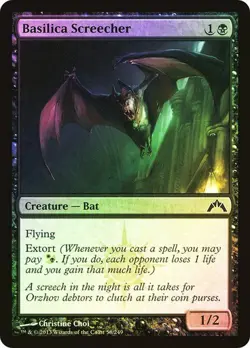 Gatecrash MTG FOIL Basilica Screecher Magic - Image 1