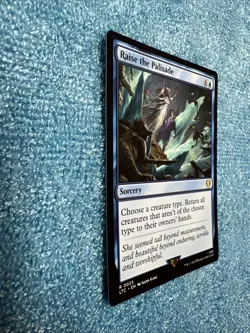 MTG The Lord of the Rings Commander - Raise the Palisade NM #0023 - Image 2