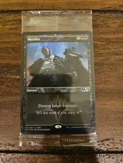 MTG Magic The Gathering Foil Murder FNM Sealed Promo Pack Of 4 - Image 1