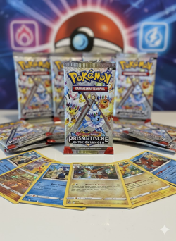 Pokemon Prismatische Entwicklungen Booster Pack Sealed OVP Deutsch TCG Evoli - Image 1