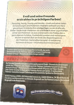 Pokemon Karmesin & Purpur KP8.5 Prismatische Entwicklungen Booster Bundle 6 Pack - Image 3
