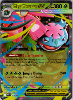Mega Venusaur ex 013 Promo Pokemon Mega Evolutions Promo MEP013 NM - Image 1