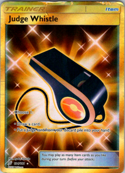 Judge Whistle - 194/181 - Pokemon Team Up Sun & Moon Secret Rare Card - Image 1