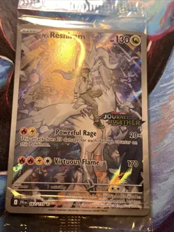 Pokemon TCG: N's Reshiram 167/159 Journey Together Stamped Promo Sealed - Image 3