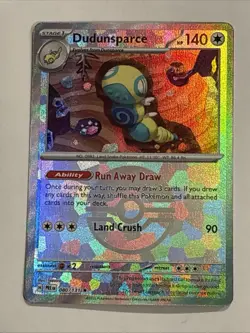Dudunsparce (Poke Ball Pattern) 080/131 Prismatic Evolutions Holo Pokemon TCG NM - Image 1