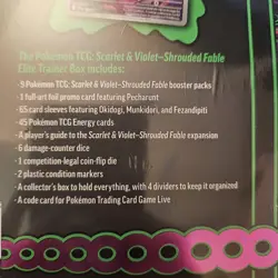 ✅Pokemon TCG Shrouded Fable Elite Trainer Box ETB 9 Booster packs NEW SEALED!!! - Image 3