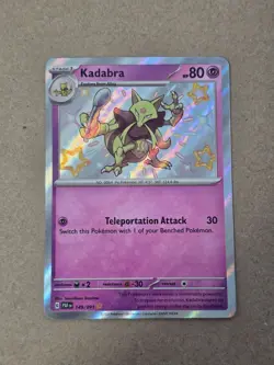 Kadabra 149/091 Scarlet & Violet Paldean Fates Shiny Rare Holo Pokemon TCG - Image 1