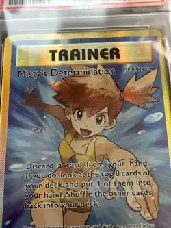 PSA 9 MINT Misty's Determination XY Evolutions Full Art Holo Pokemon 108/108 - Image 2