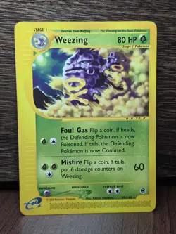 Weezing 70/165 Near Mint 2002 Pokemon Expedition - Image 1