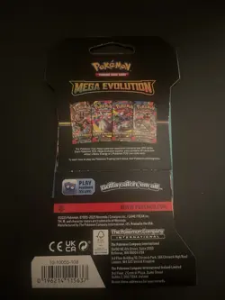 (VERY HEAVY) 33.12g Pokemon TCG Mega Evolution Sleeved Booster Pack (SEALED)✅ - Image 4