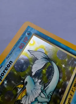 Vaporeon Holo Rare 12/64 -Jungle No Symbol Error - Vintage Pokemon TCG - NM - Image 5