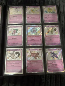 POKEMON PALDEAN FATES MASTER SET 100% COMPLETE WITH PROMOS & BINDER - Image 2