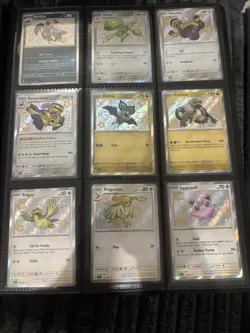 POKEMON PALDEAN FATES MASTER SET 100% COMPLETE WITH PROMOS & BINDER - Image 5