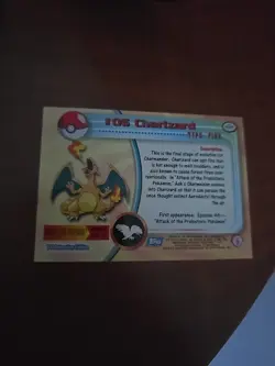 #06 Charizard 2000 Topps Pokemon Chrome - Image 3