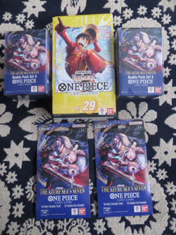 One Piece - ( 1 ) Egghead Starter Deck ST 29 & ( 4 ) The Azure Sea's Seven - Image 1