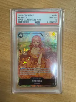 Rebecca OP05-091 SR (ALT ART) PSA 10 (94362057) One Piece - Image 1