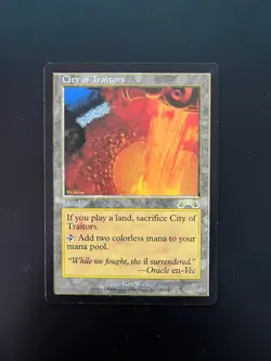 Magic the Gathering City of Traitors Exodus Card e31a See Pics for Condition - Image 1