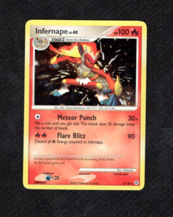 Pokemon TCG Infernape Holo Rare Card Diamond & Pearl, 5/130 - LP/MP! - Image 1