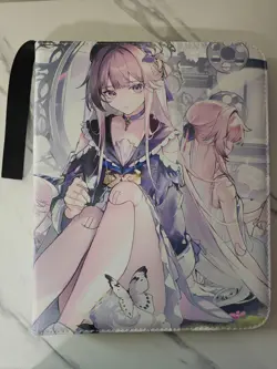 Anime Waifu Trading Card 9-Pocket 3-Ring Zipper Binder - Herta - Image 1