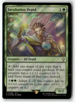 Incubation Druid (Surge Foil) Commander: Final Fantasy Foil MAGIC MTG NM - Image 1