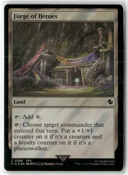 Forge of Heroes (Surge Foil) Commander: Final Fantasy Foil MAGIC MTG NM - Image 1