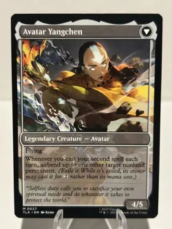 The Legend of Yangchen 27 M Avatar: The Last Airbender NM MTG - Image 2